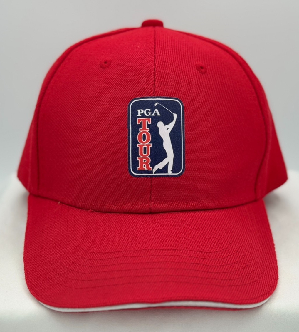 PGA Tour Hat Cap - Red - One Size - NEW With Out Tags