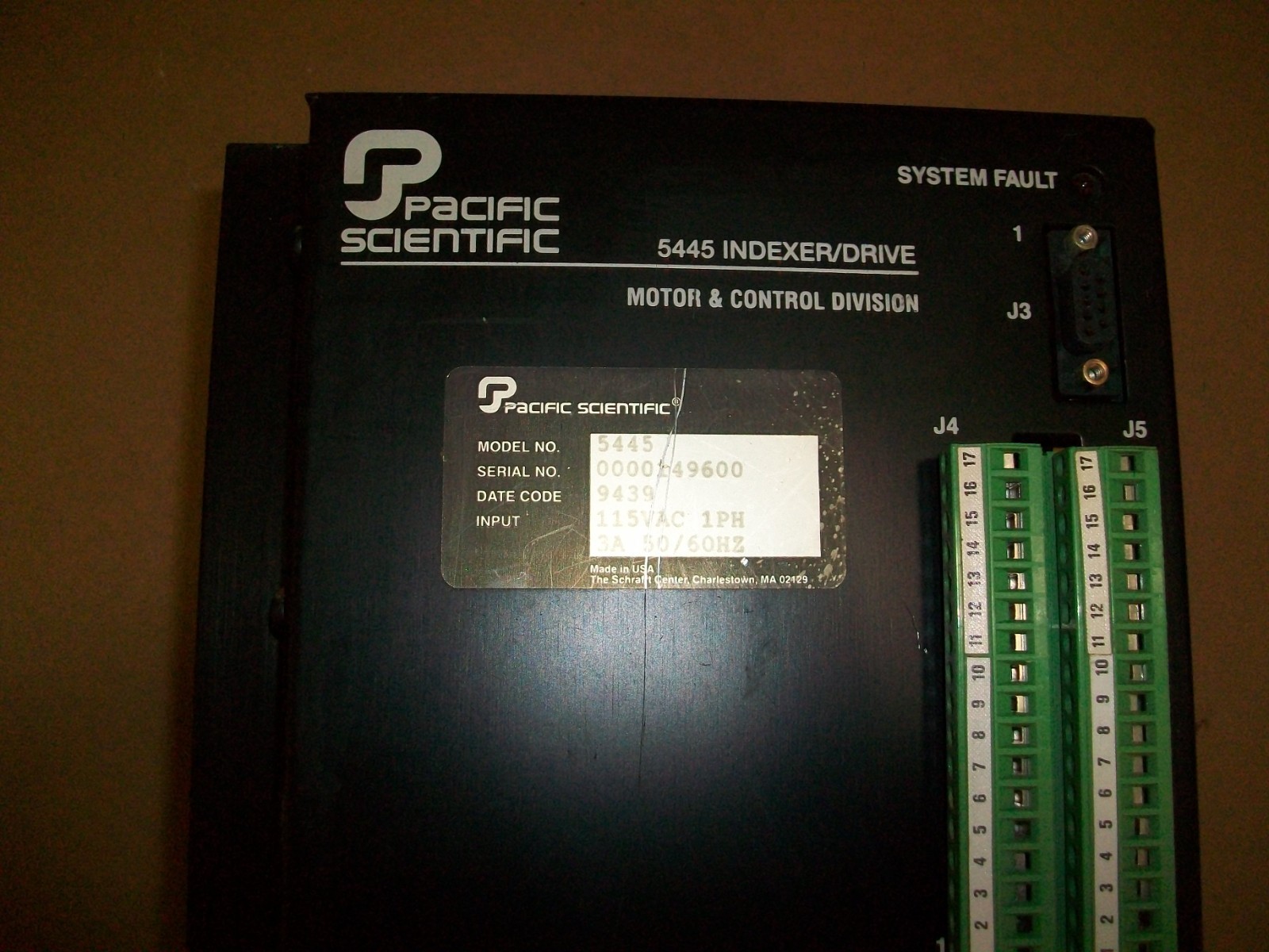 Pacific Scientific 5445 Microstep Indexer/Drive - USED