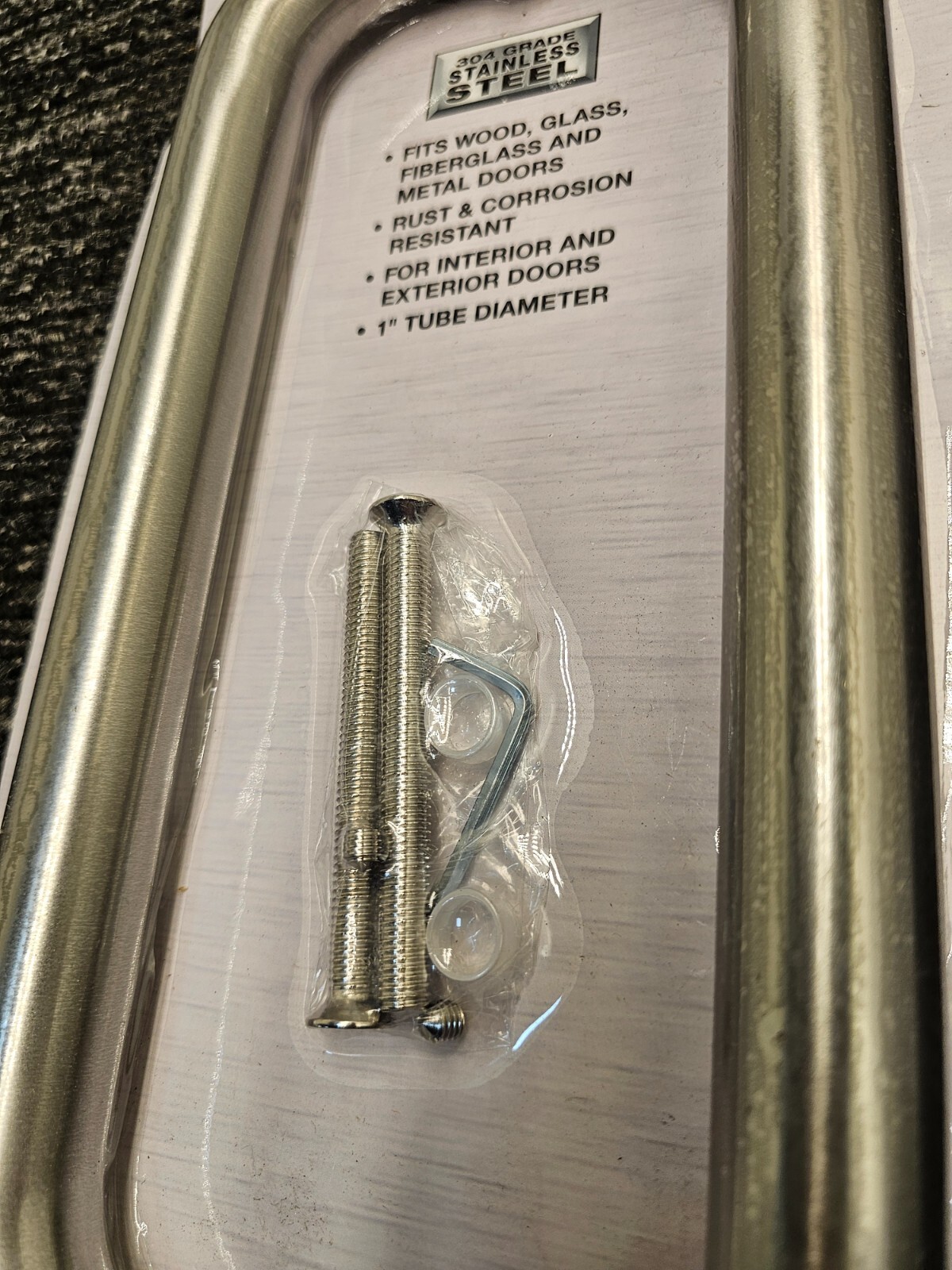 Universal Hardware Pull Handle C Style Stainless Steel 12" UH40094