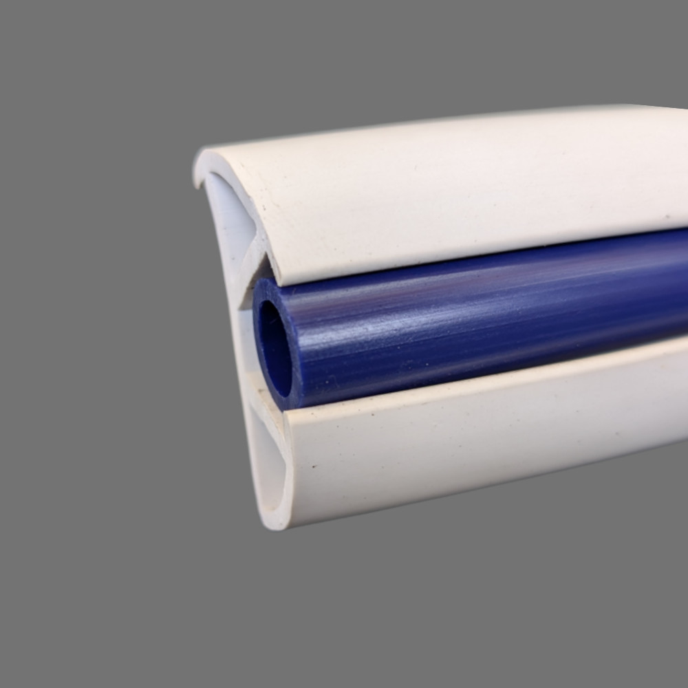 38DI PVC D Fender Rubbing Strake White | 38mm Wide x 19mm High (Insert Included)