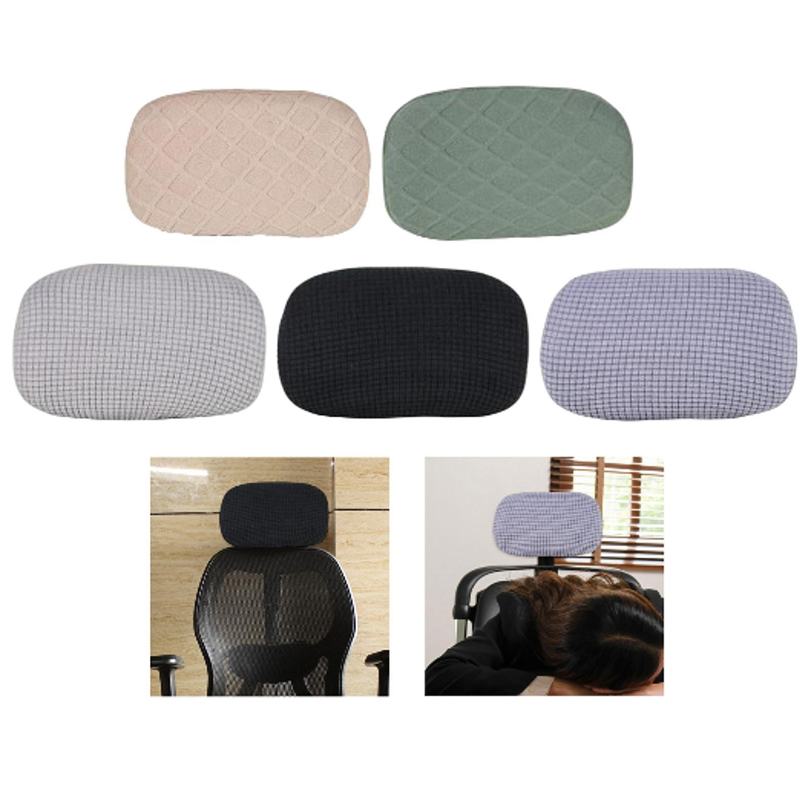 Computer Chair Head Cushion Cover Stretch Fitted Chair Head Pillow Sleeve