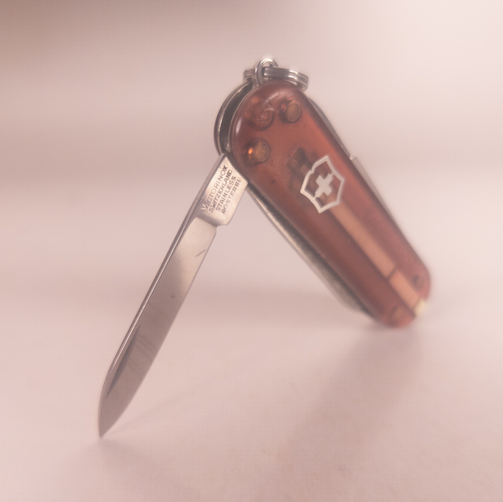 Victorinox Swiss Army Knife Chocolate Fudge Classic SD 58mm Brown Transparent
