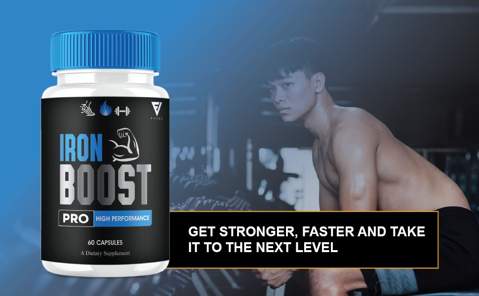 (2 Pack) Iron Boost Pro High Performance Supplement, IronBoost (120 Capsules)