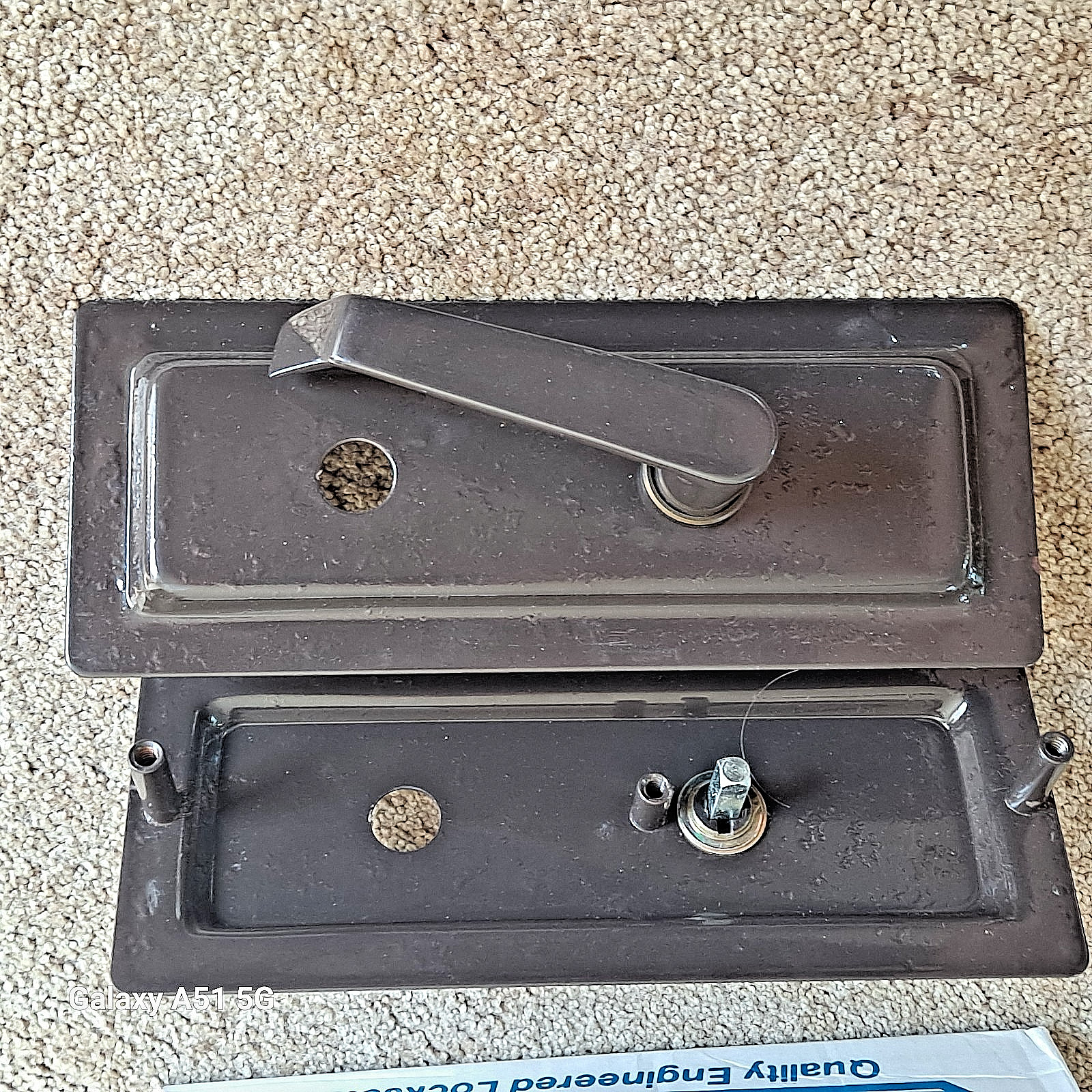 Box Of Two Marks A9991 20A Barrier Ext Lever Plate Assy Dark Brown NEW NOS