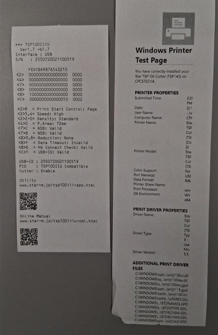 Star Micronics TSP100IIIU USB Receipt Printer WHITE + Cash Drawer Bundle