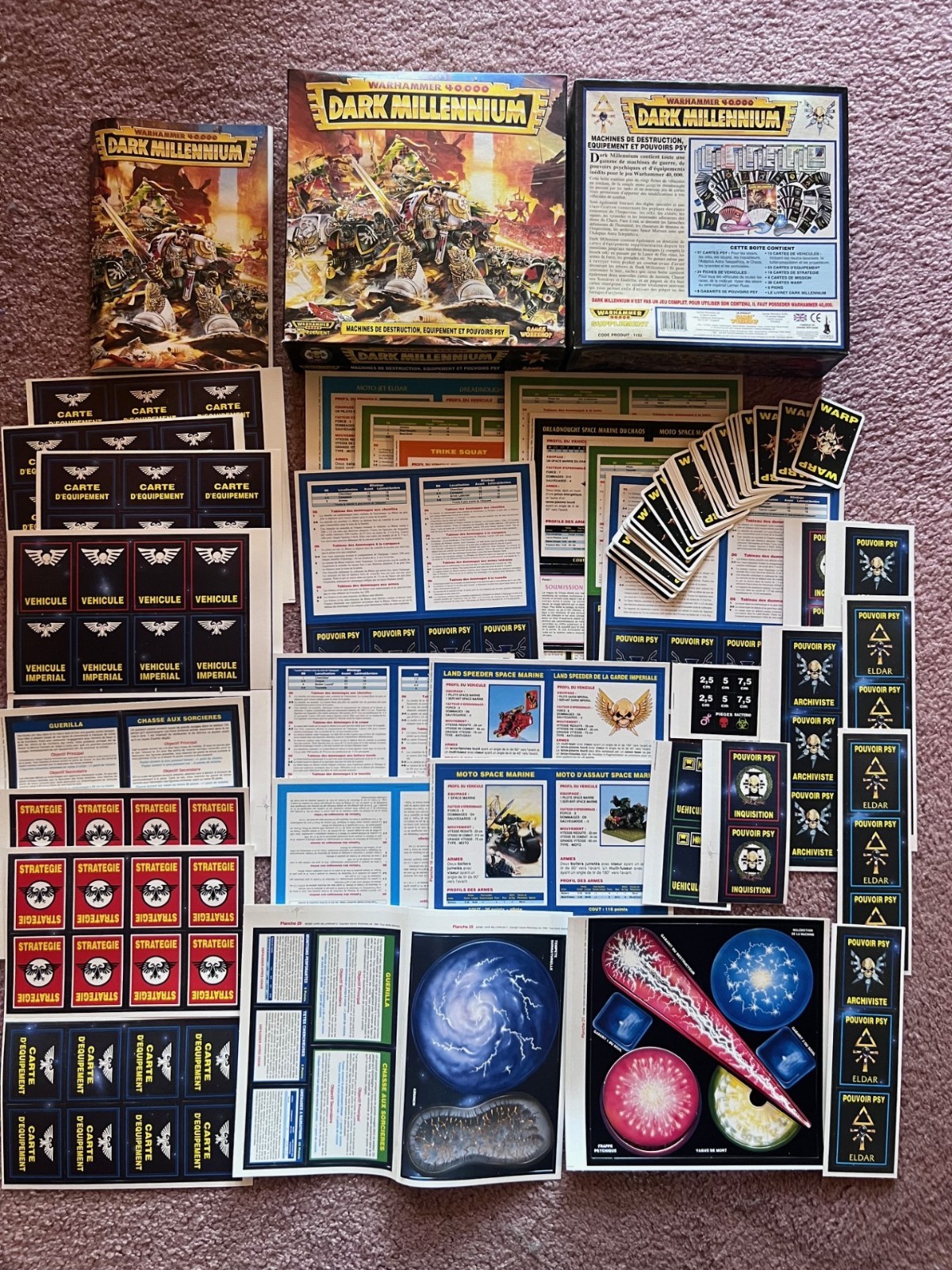 Dark Millennium supplement for Warhammer 40K French Language Edition unused
