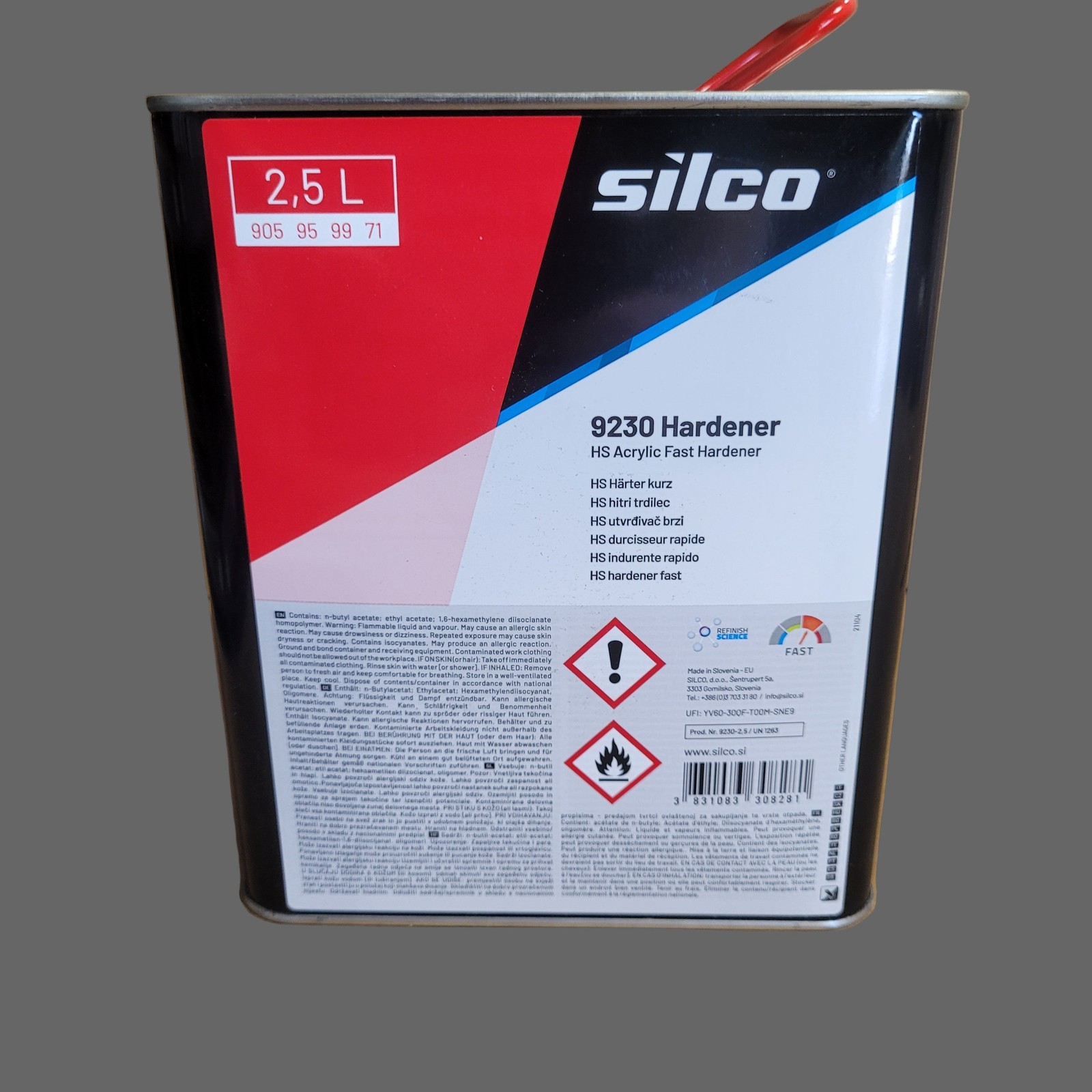 Silco 9230 HS Acrylic Fast Hardener – 2.5L