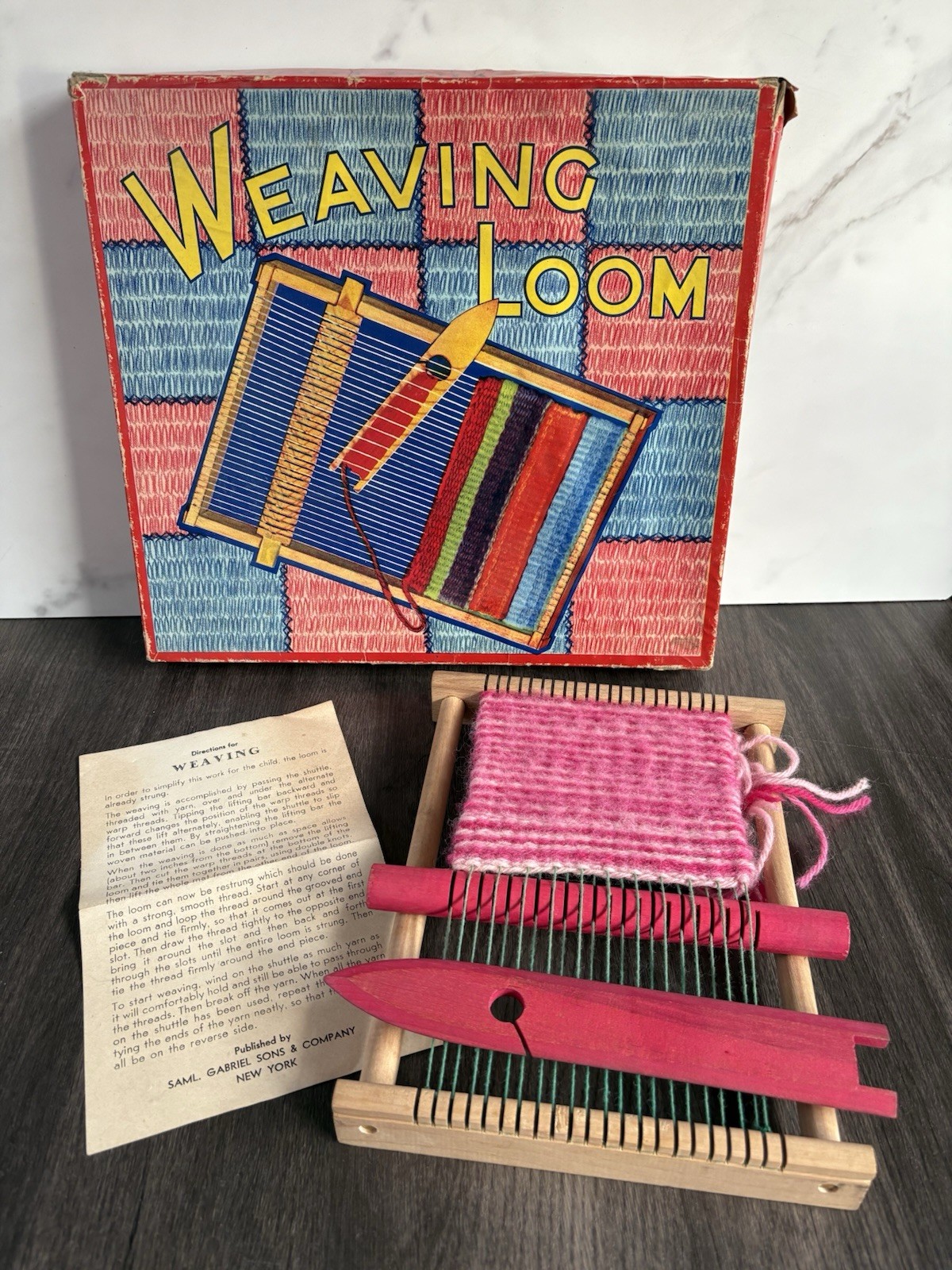 Vintage Craft Weaving Loom Lot