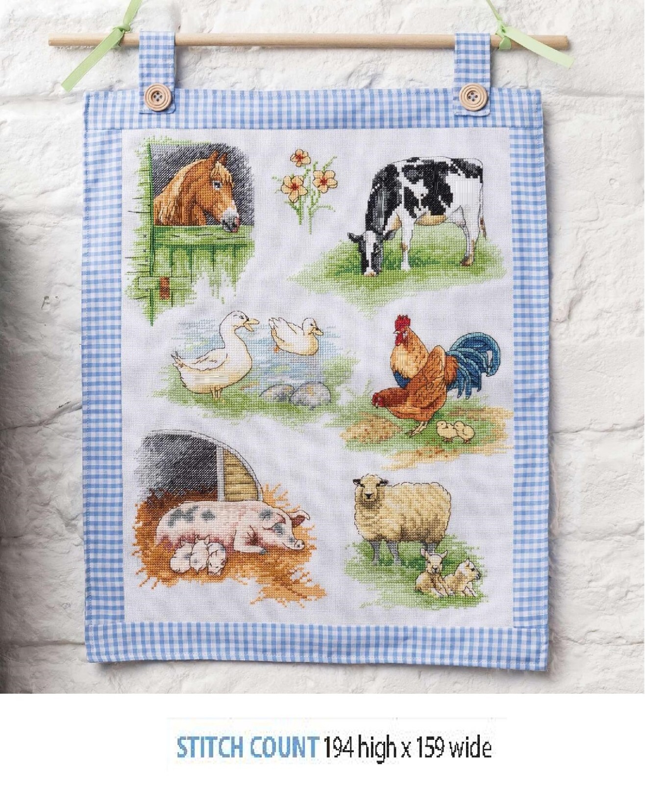 FARMYARD  CROSS STITCH PATTERN  ONLY   ALS - QQ