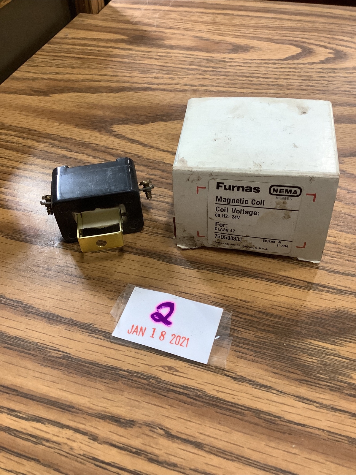 Furnas Coil, 24 volt, 60hz, 75D50833J,  New