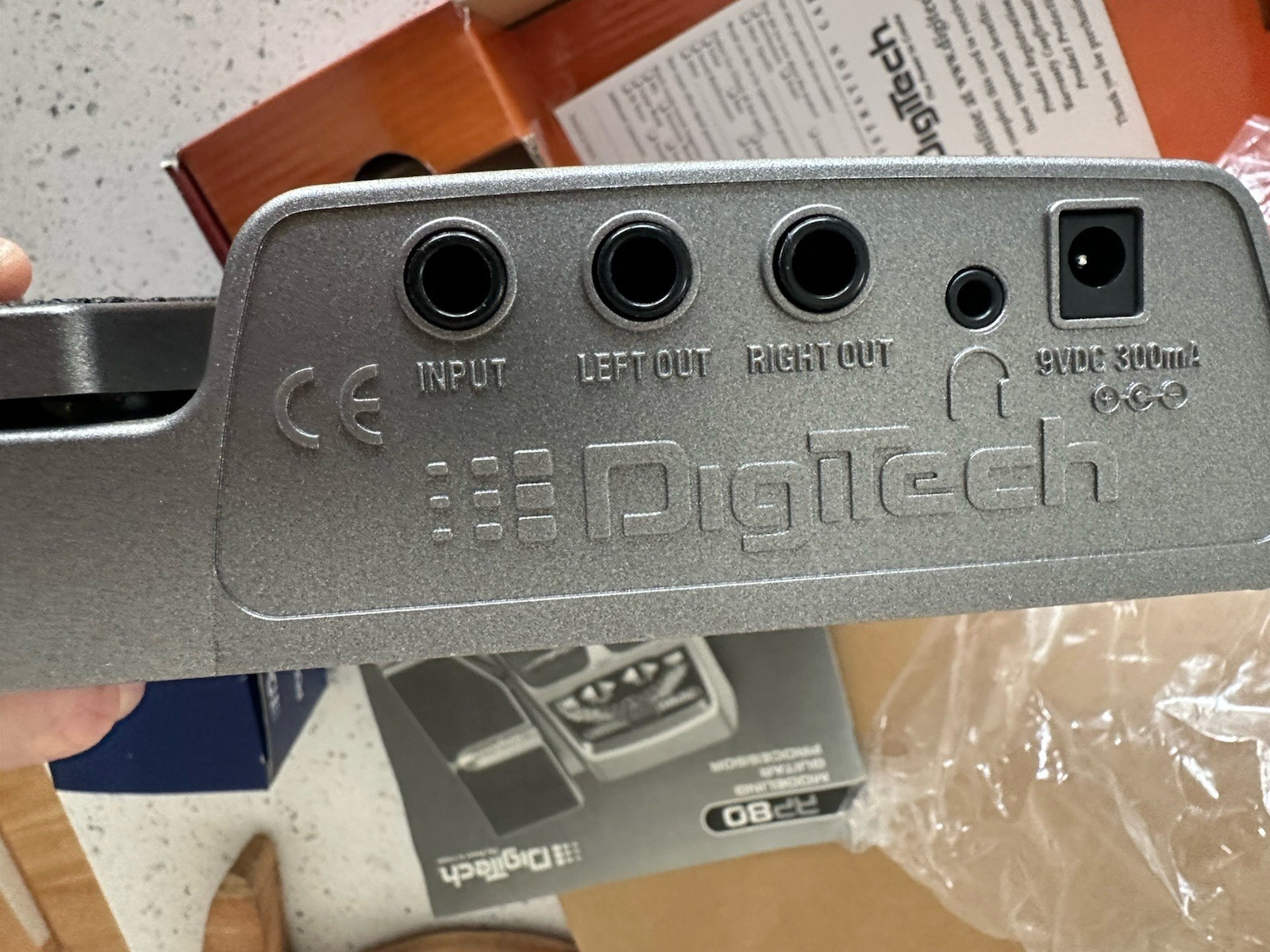 DigiTech RP80 Multi Effects Pedal Modeling Guitar Processor with power supply