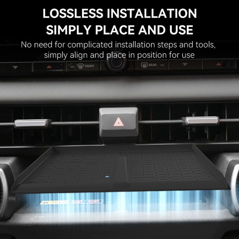 For Toyota RAV4 2026-2027 Car Center Wireless Charger Protection Pad Silicone