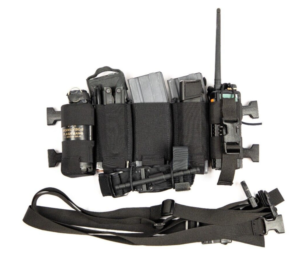 100% US MADE - Unobtainium Gear DR 5.56 Chest Rig Black
