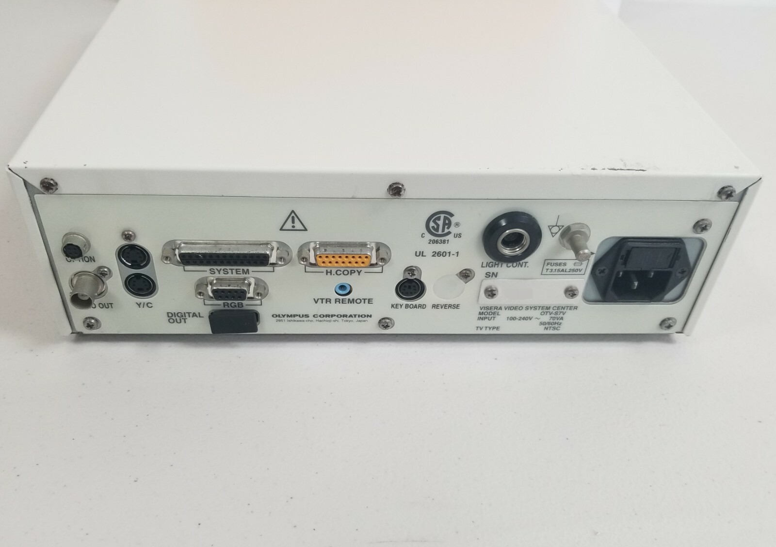 Olympus CLV-S40 Xenon Light Source, OTV-S7 Camera System Console and Camera Head