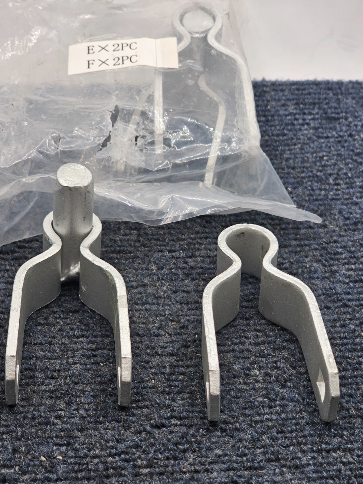 (QTY 4) Galvanized Chain Link Fence Gate Post Hinge