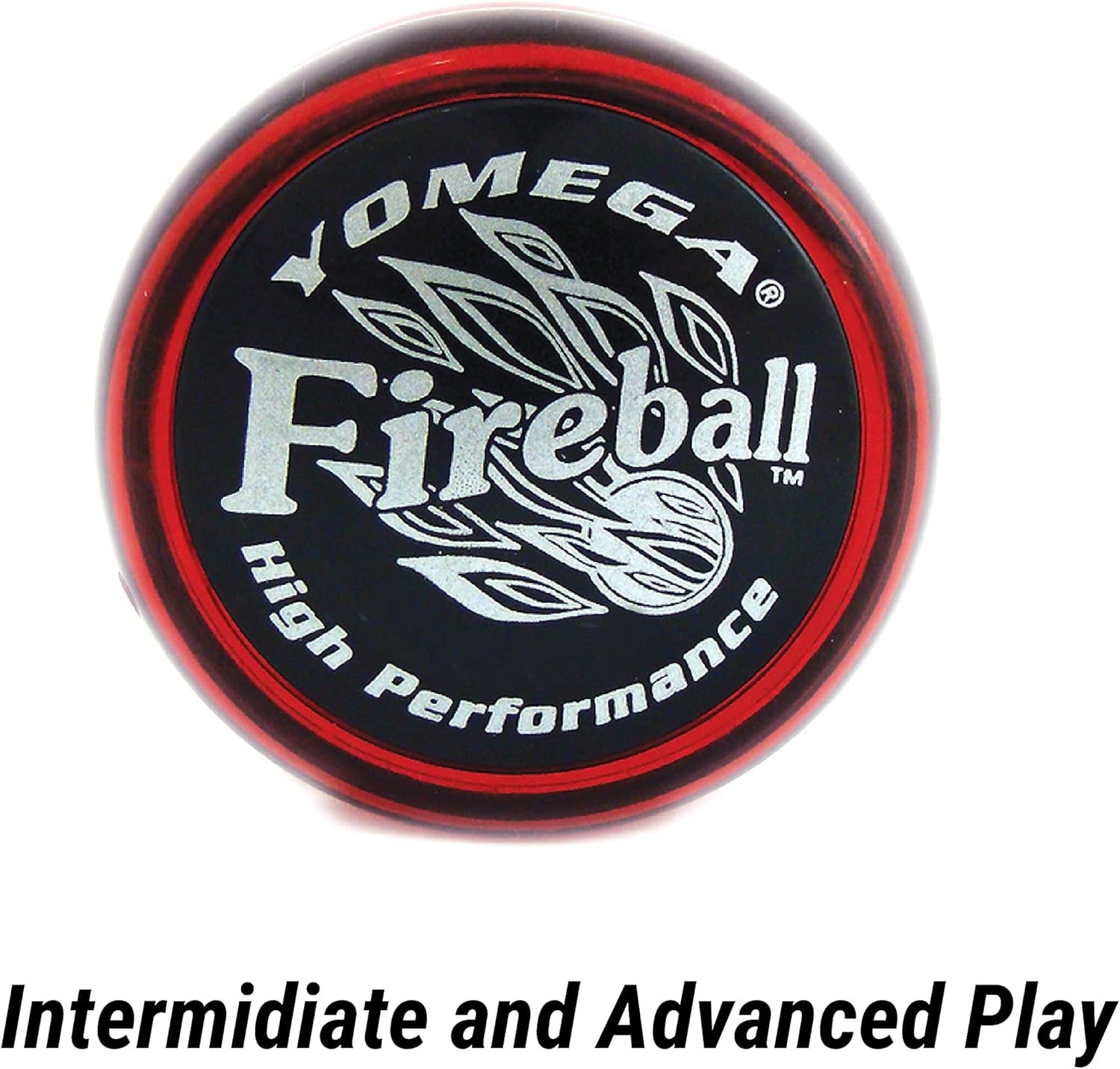 Yomega Fireball YoYo: Durable Red/Black Design for Pro-Level Trick Performance