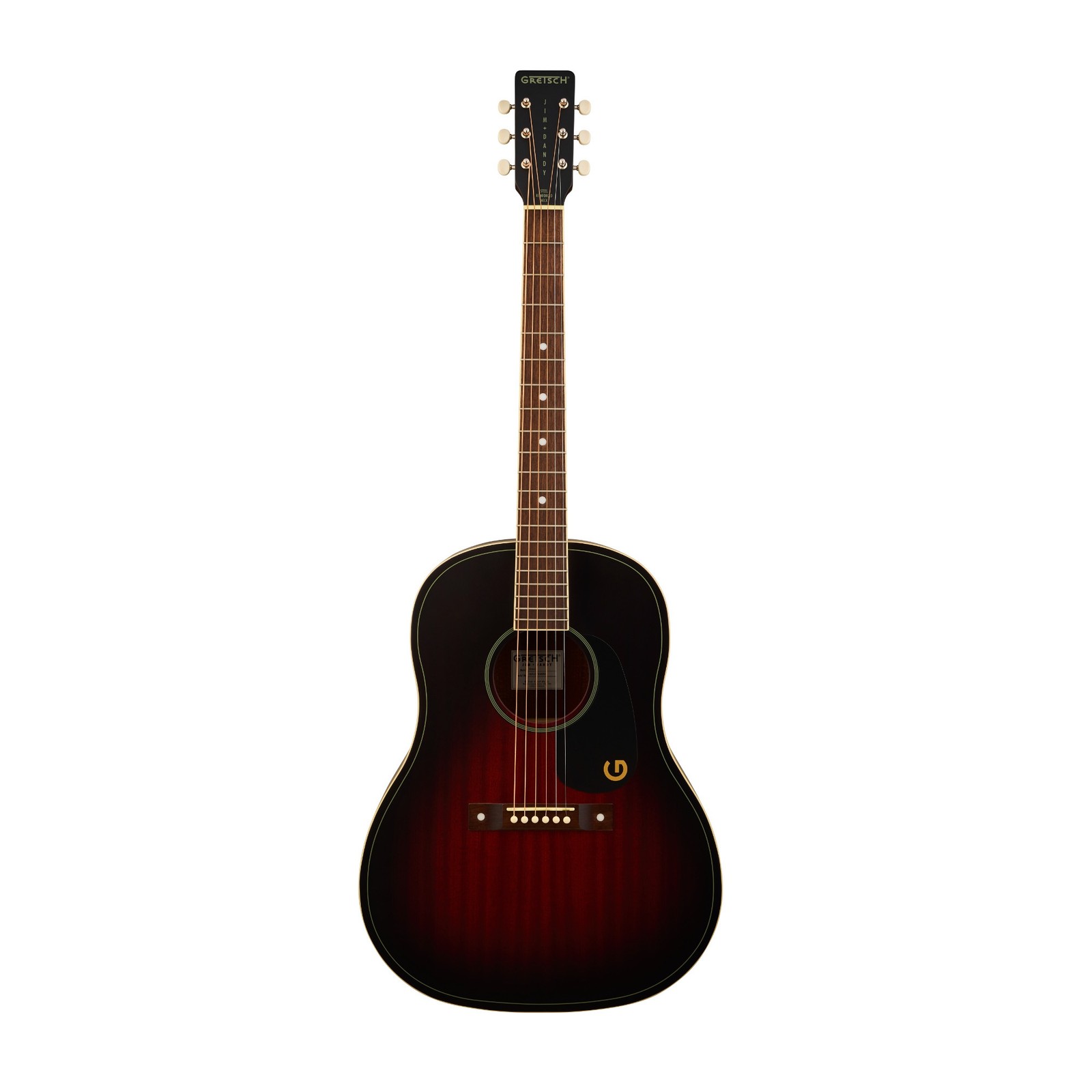 Gretsch Jim Dandy Dreadnought Guitar Walnut Fingerboard (Deep Cherry Burst)