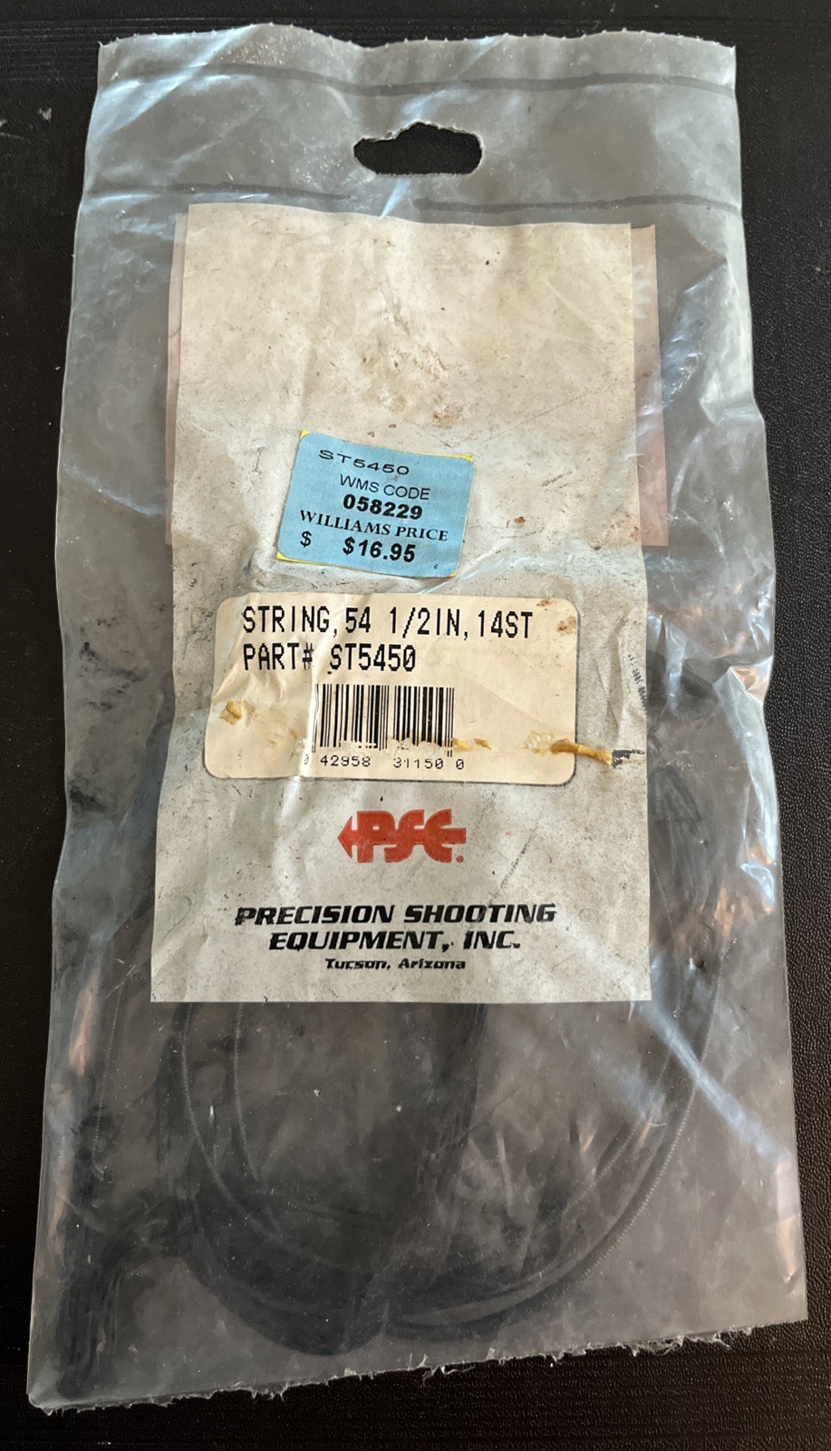 PSE Original Factory Replacement Bow String - 54-1/2" 14 strand - Part # ST5450