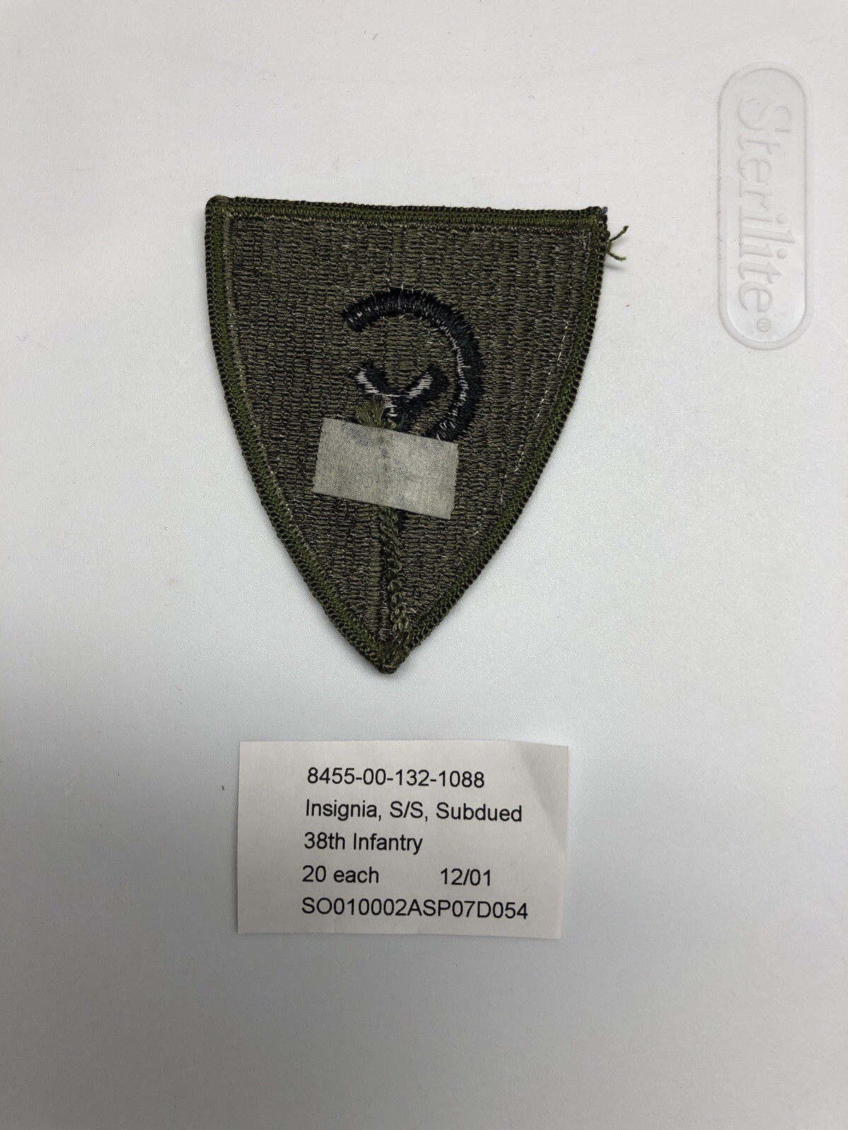 38th Infantry Division Subdued U.S. Army Shoulder Patch Insignia