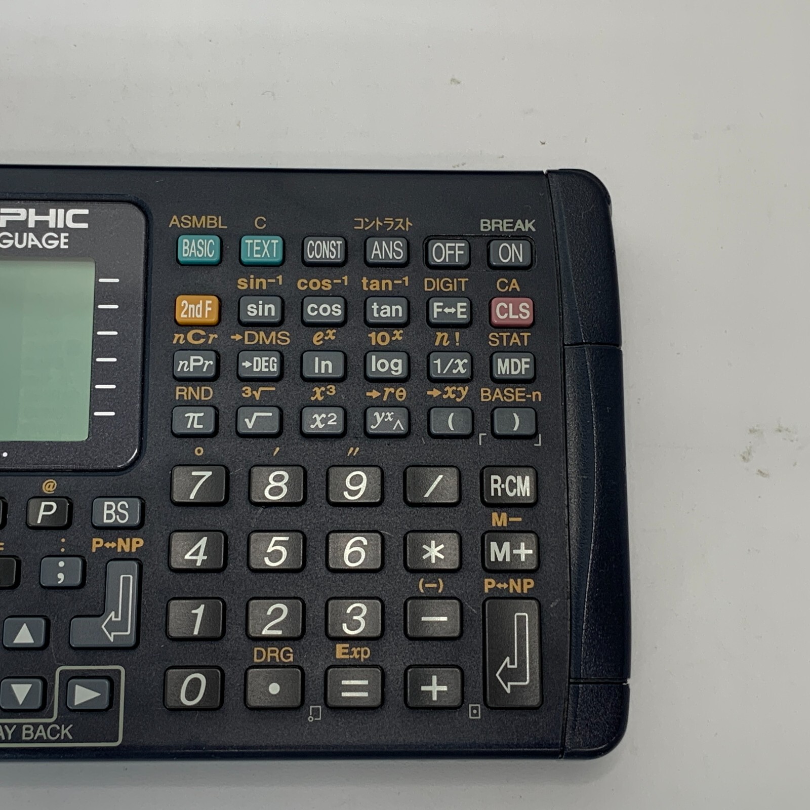 SHARP Pocket computer PC G850VS vintage Function Calculator Tested Japan Pokecom