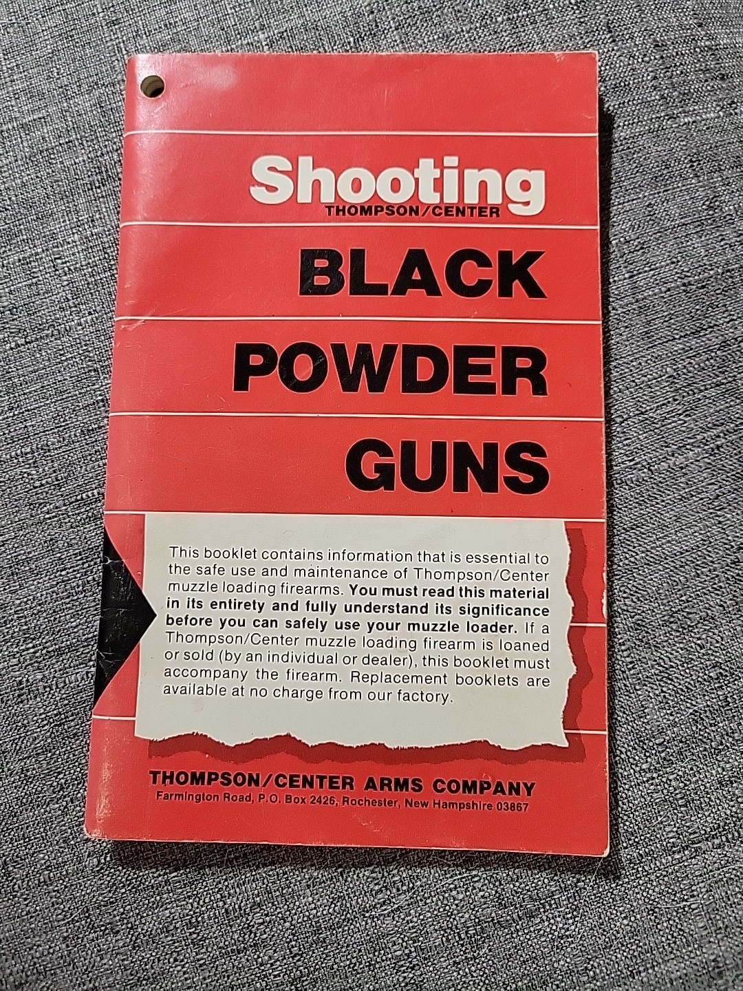 Vintage 1983 Thompson Center Shooting Black Powder Guns  How To on Black Powder