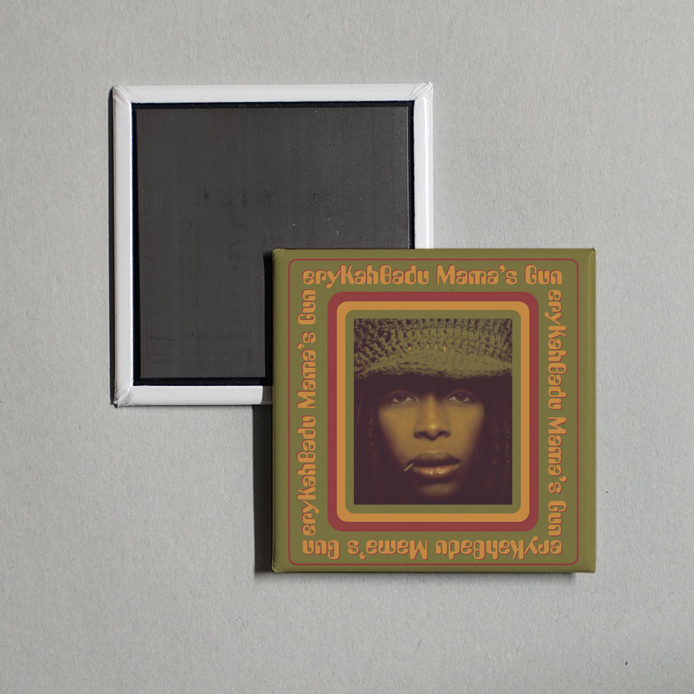 Erykah Badu - Mama's Gun Album Cover Locker Fridge Magnet