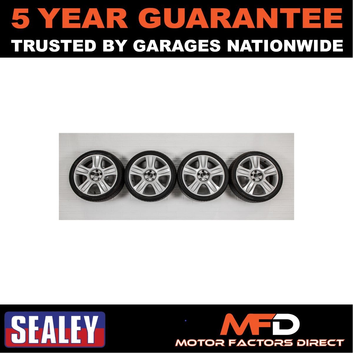 Sealey Wall Mounting Storage Hooks Set of 4 APWH