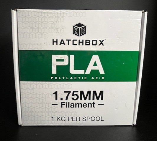 HATCHBOX PLA 1.75mm True Black 1KG 3D Printer Filament