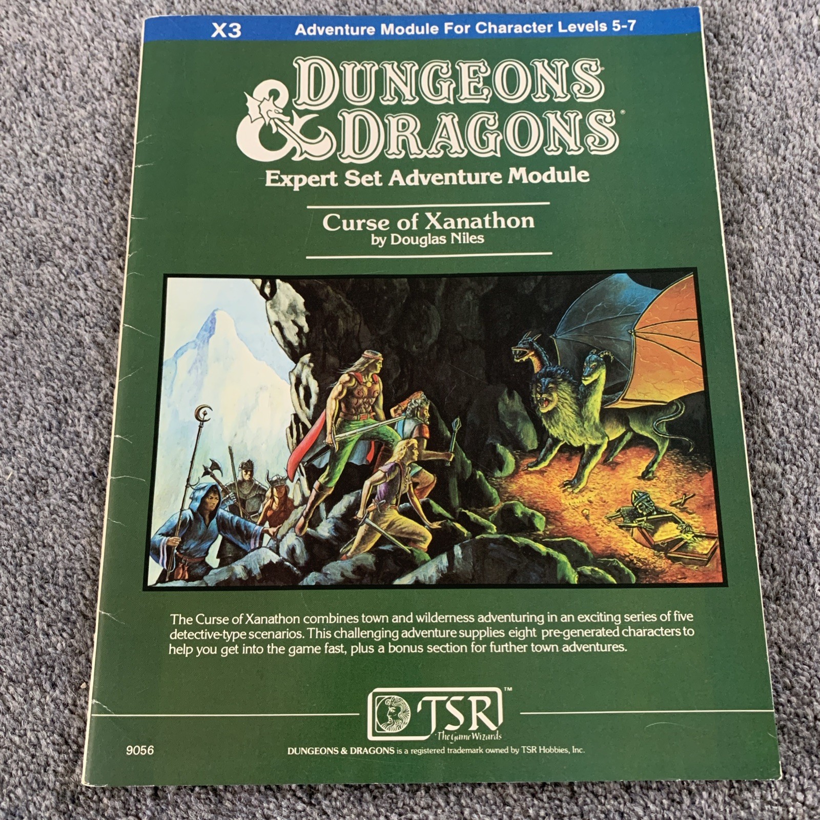 DUNGEONS & DRAGONS Expert Set Adventure Module   CURSE OF XANATHON