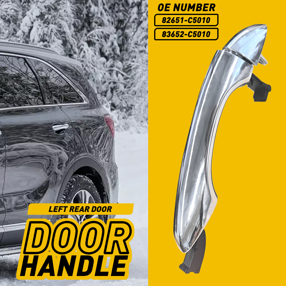 For Kia Sorento 2016-2020 Rear Door Handle Left Driver Side Chrome 82651-C5010 A
