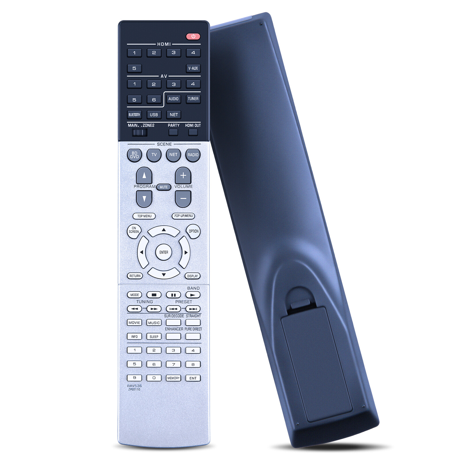 New RAV536 ZP60110 Remote Control For Yamaha RX-V679 RX-V779 HTR-6068 TSR-7790BL