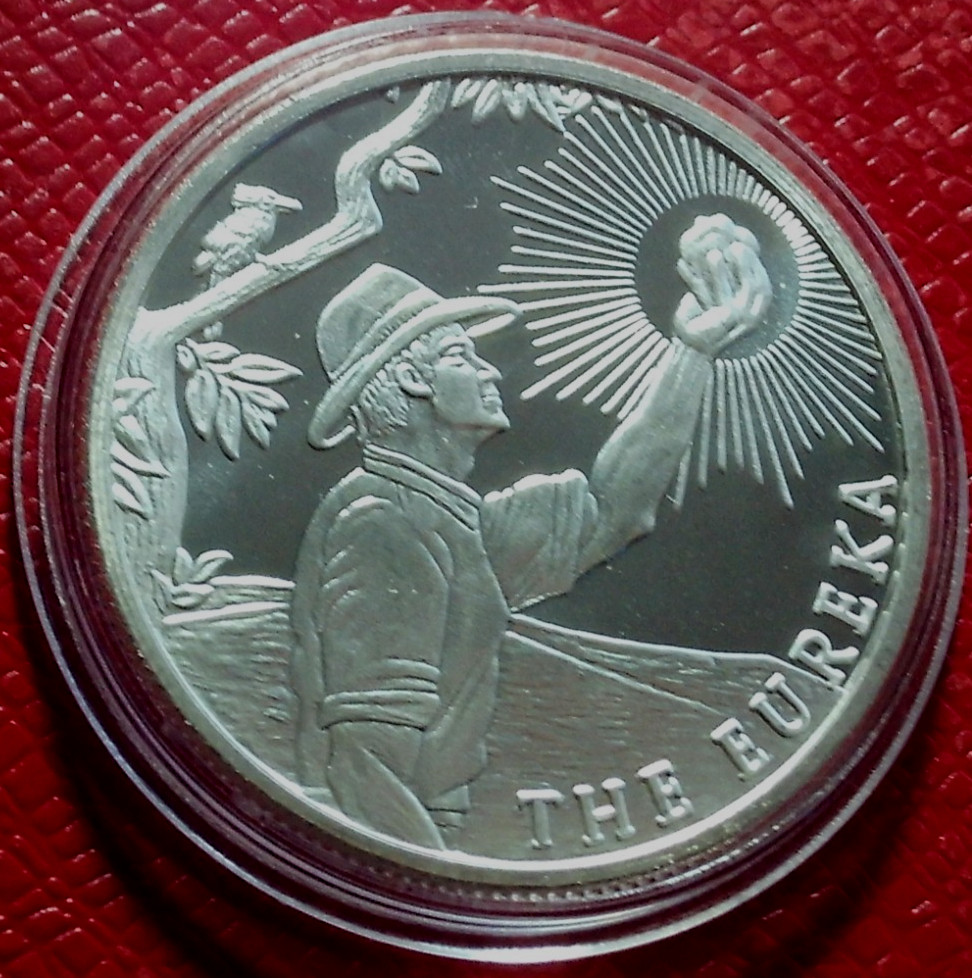 2023 THE EUREKA Round-Australia ABC Mint  1 Troy oz. .9995 Fine Silver