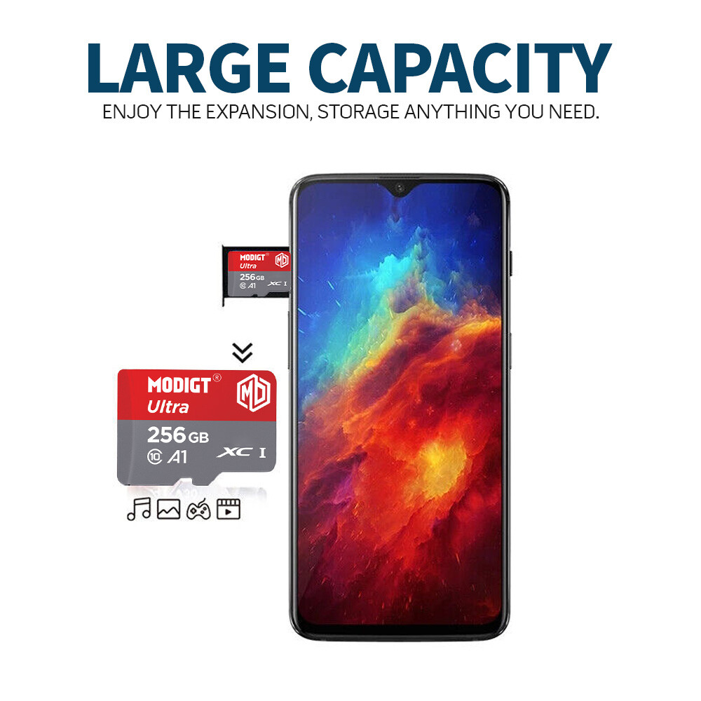 32GB-512GB Micro SD Card SDHC Memory Card TF Class 10 SD High Speed TF Cards