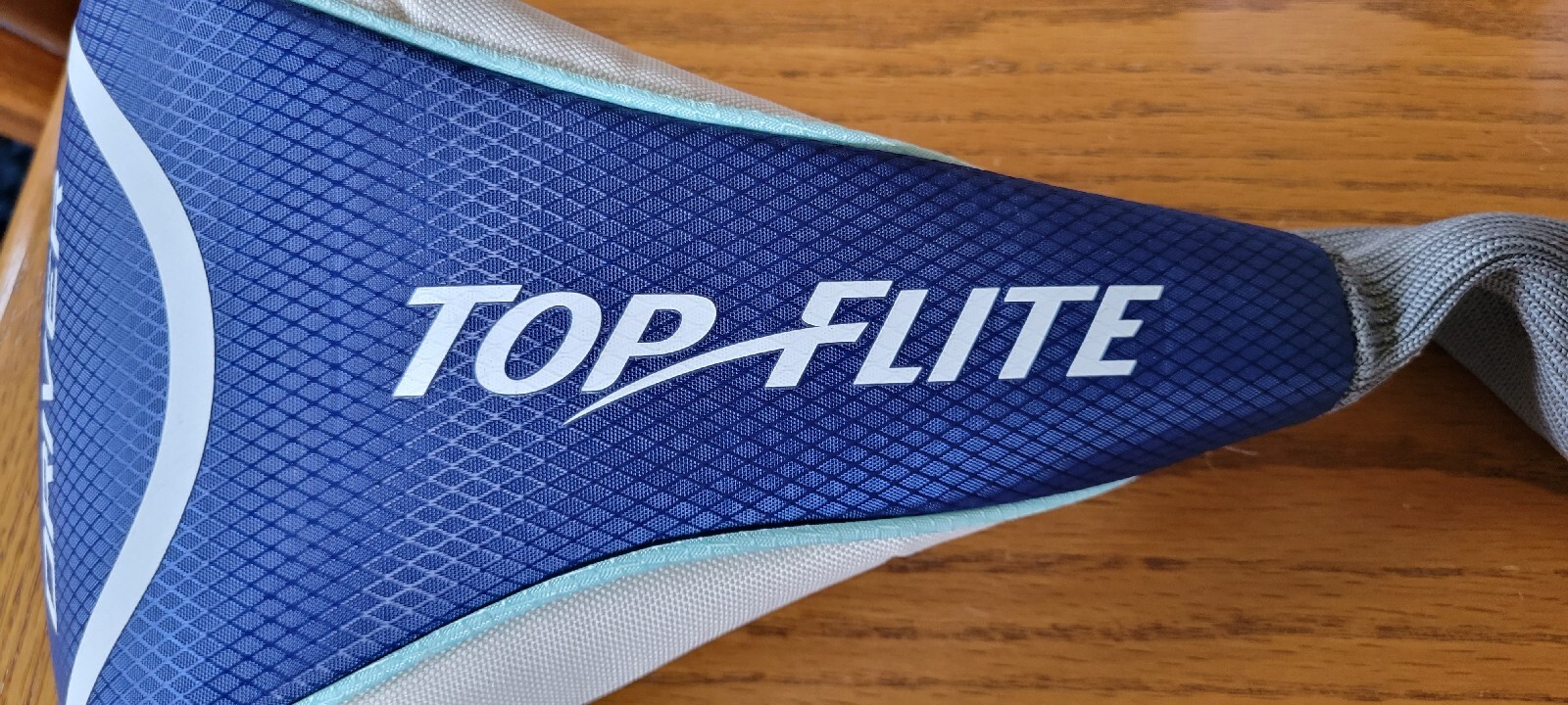 Top Flite  Driver Blue White Grey Head Golf Club Cover Stretch