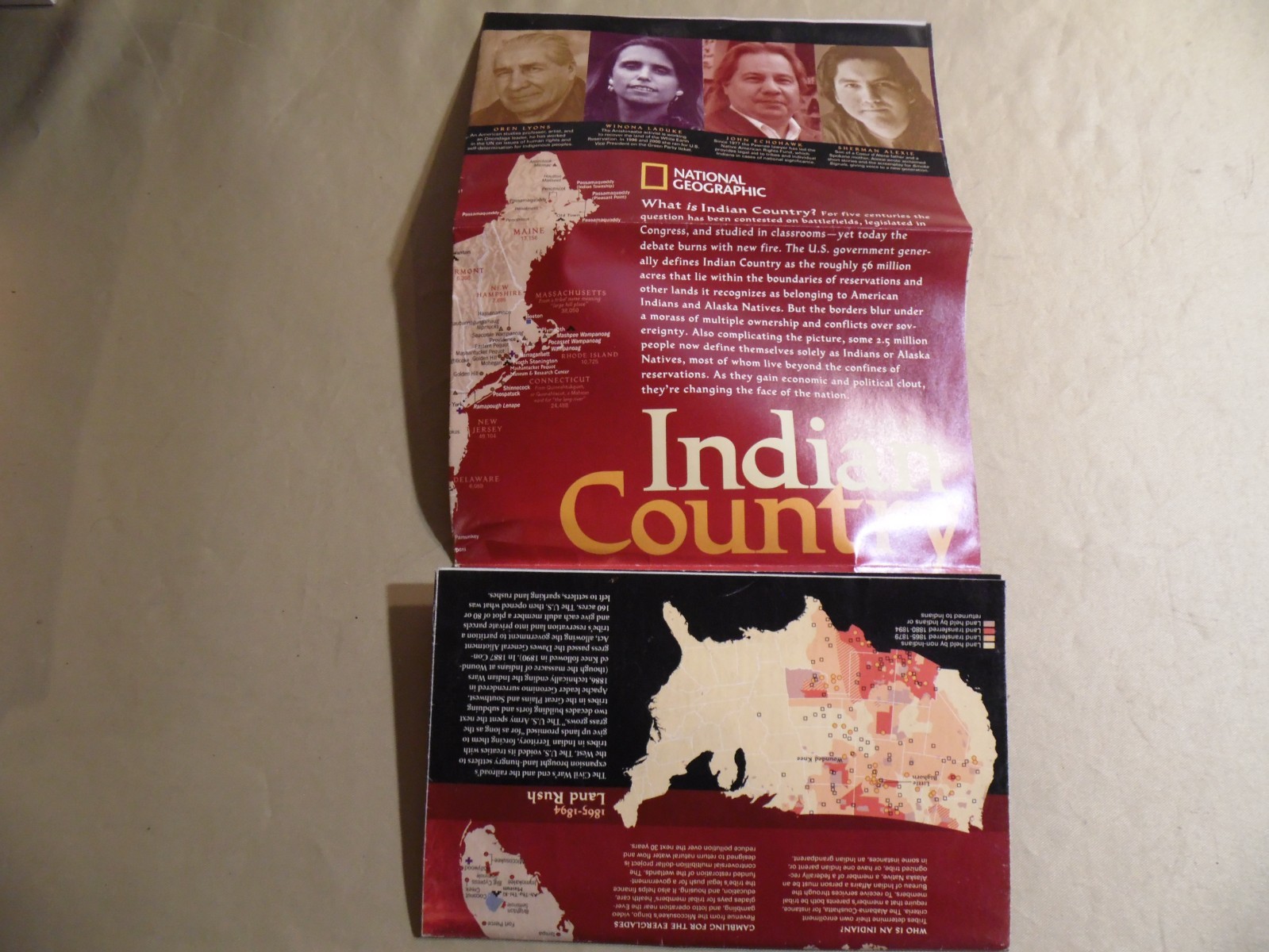 National Geographic What Is Indian Country ? Magazine Insert / Free USA Shipping