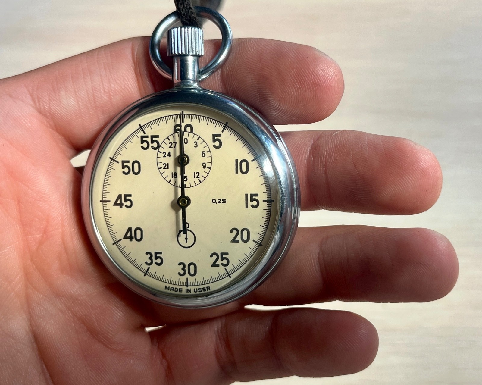 Soviet stopwatch with original box