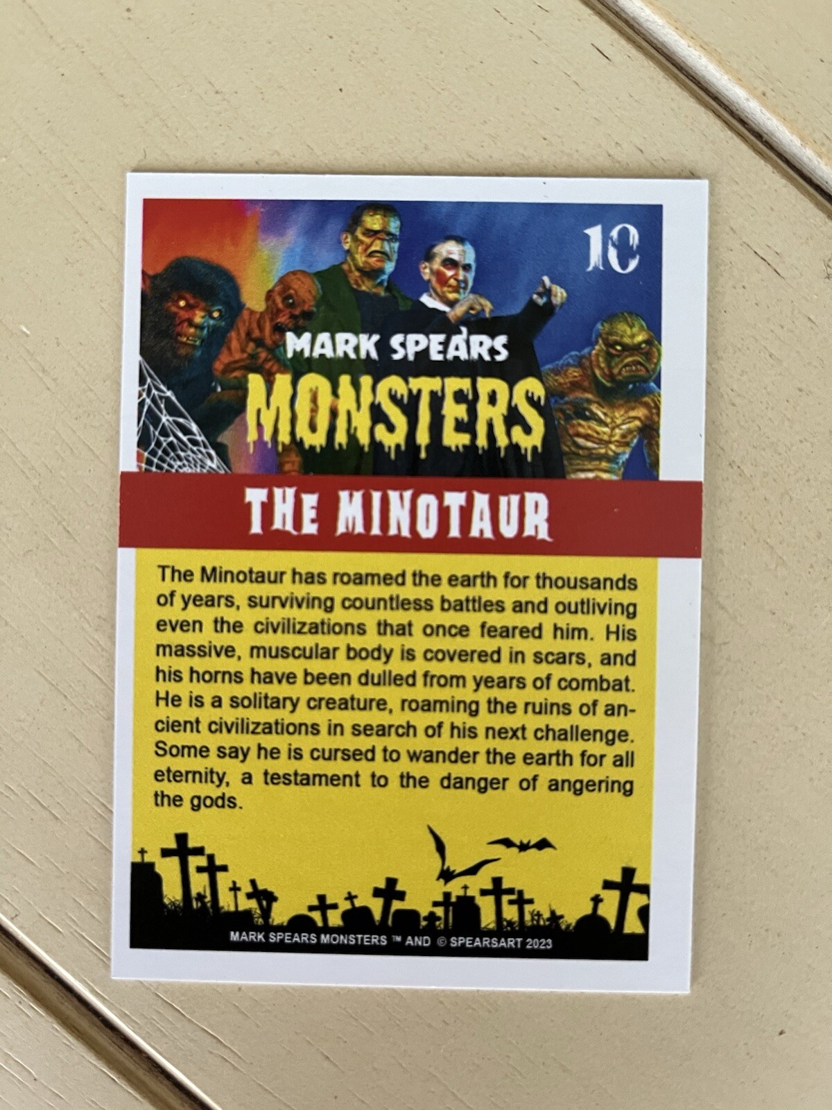 Mark Spears Monsters Series 2 Trading Cards From Full Bleed Set-single-#10