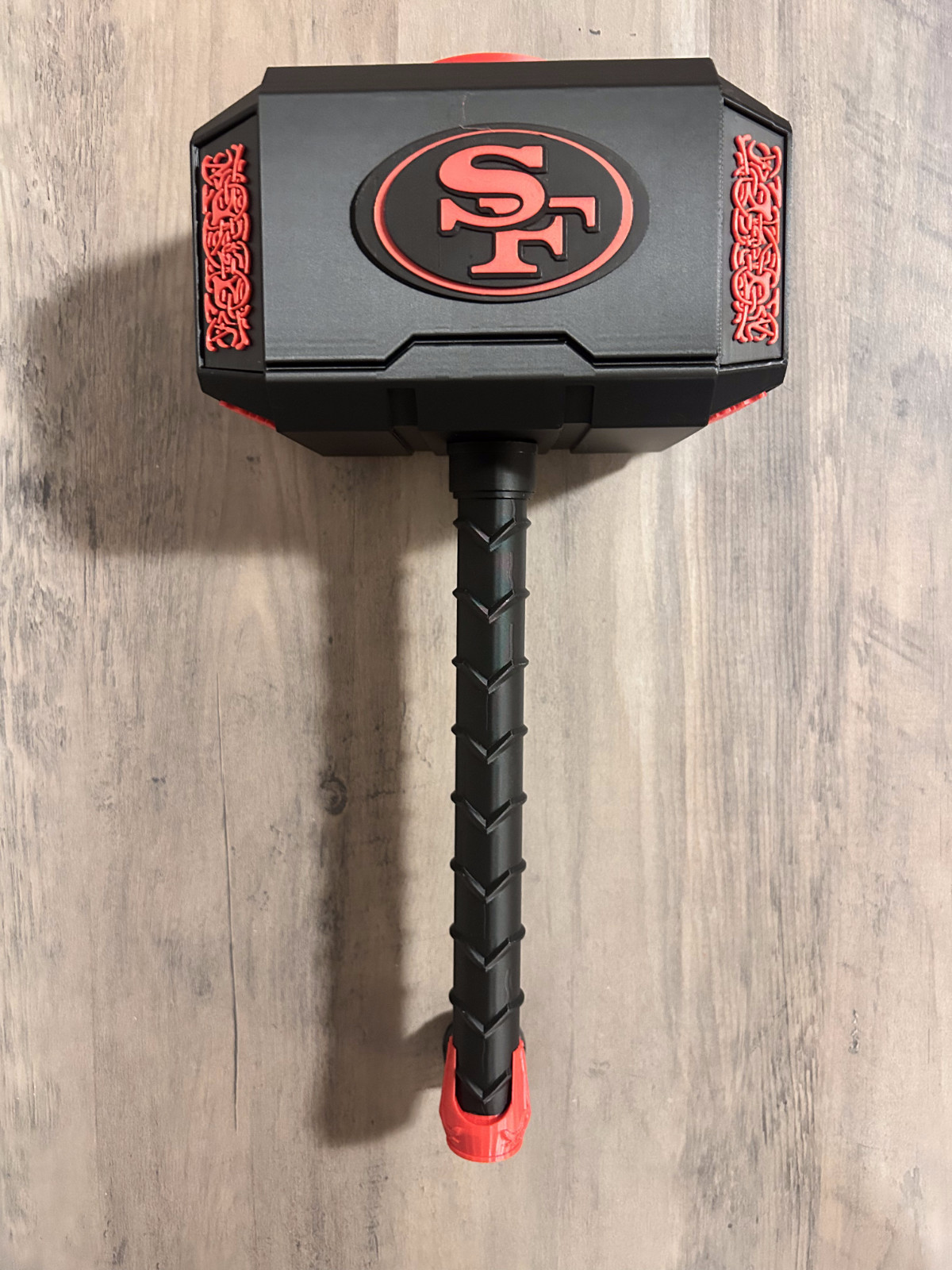 Eclipse Football Niners 49ers Themed Mjolnir Thor's Hammer