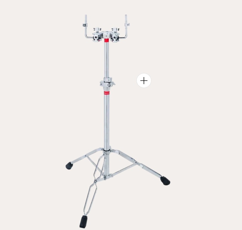 Ludwig LM442TSR Rocker Double Tom Stand with 9.5mm L-Rods