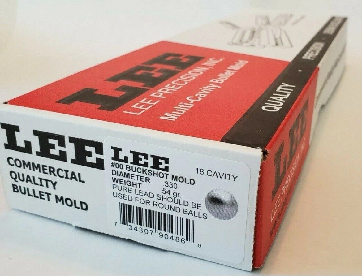 LEE 90486 LEE 18-Cavity #00 Buck Shot Mold  .330 DIAMETER  54 GRAIN