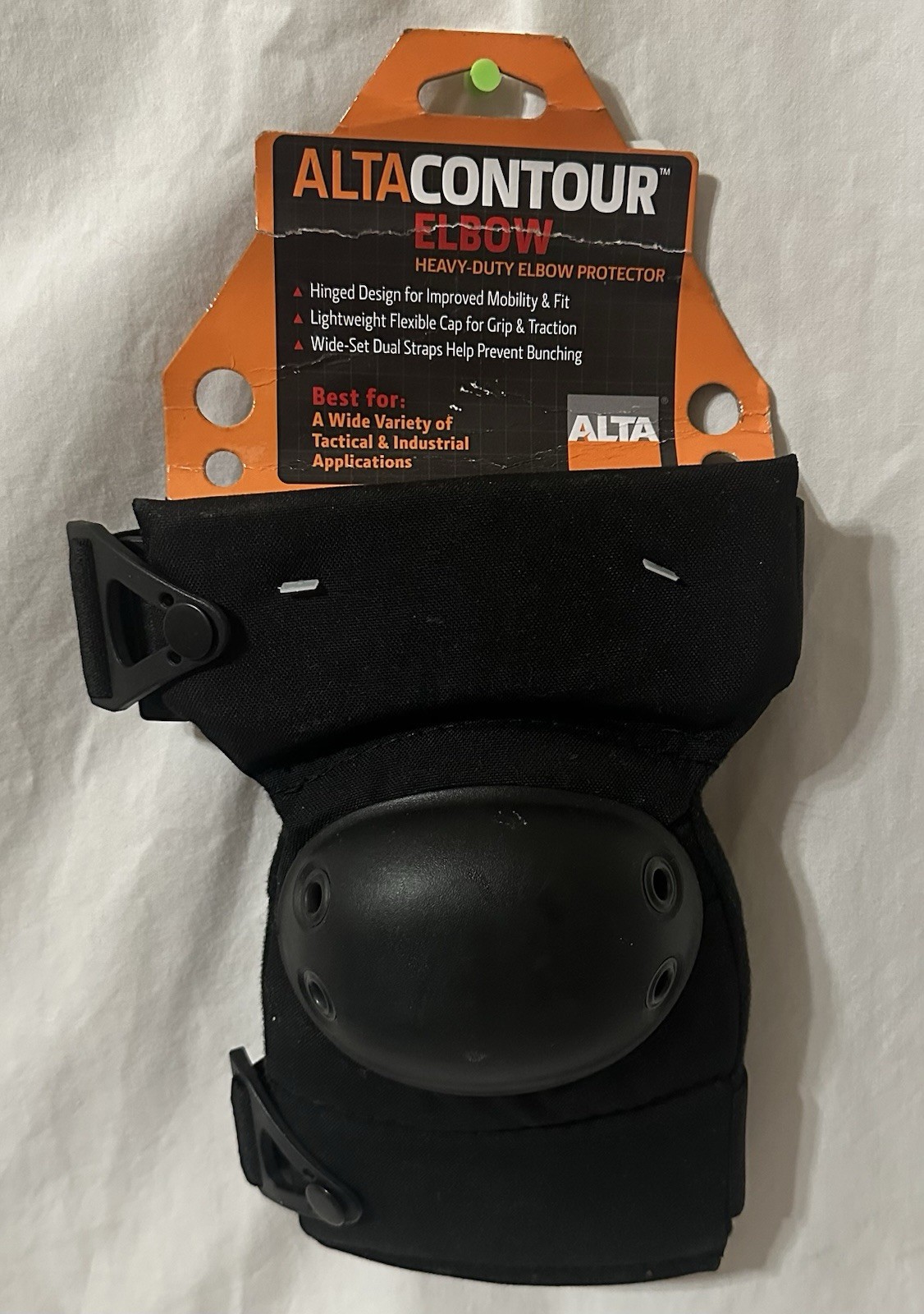 ALTA 53113.00 AltaCONTOUR Elbow Protector Pads (pair), Black Cordura Nylon Fabri