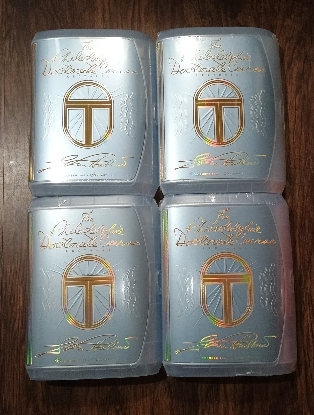 Sealed L Ron Hubbard Scientology Philadelphia Doctorate Course Lecture  Vol 1-4