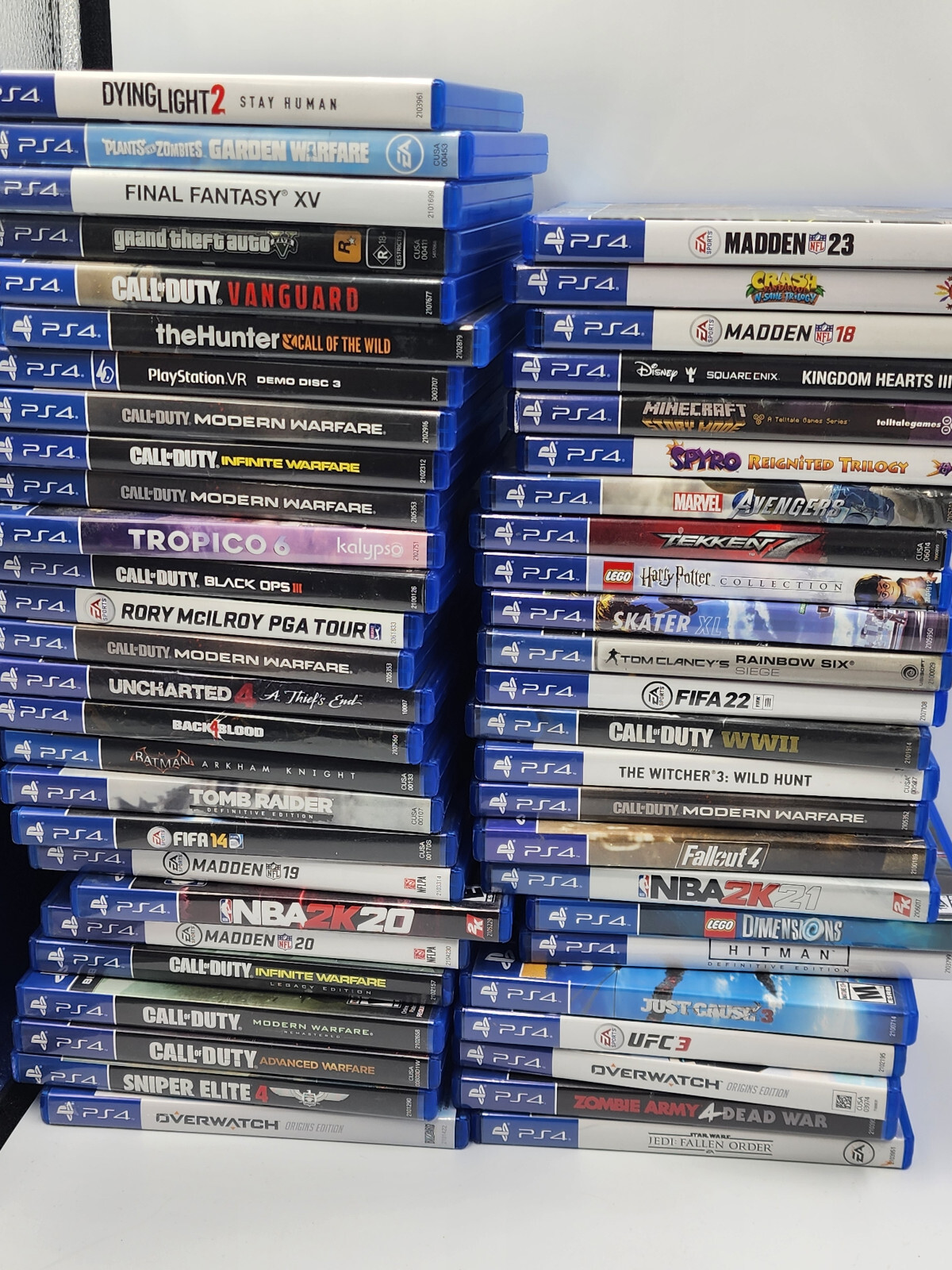 PS4 Cases ONLY. Updated 4/17.