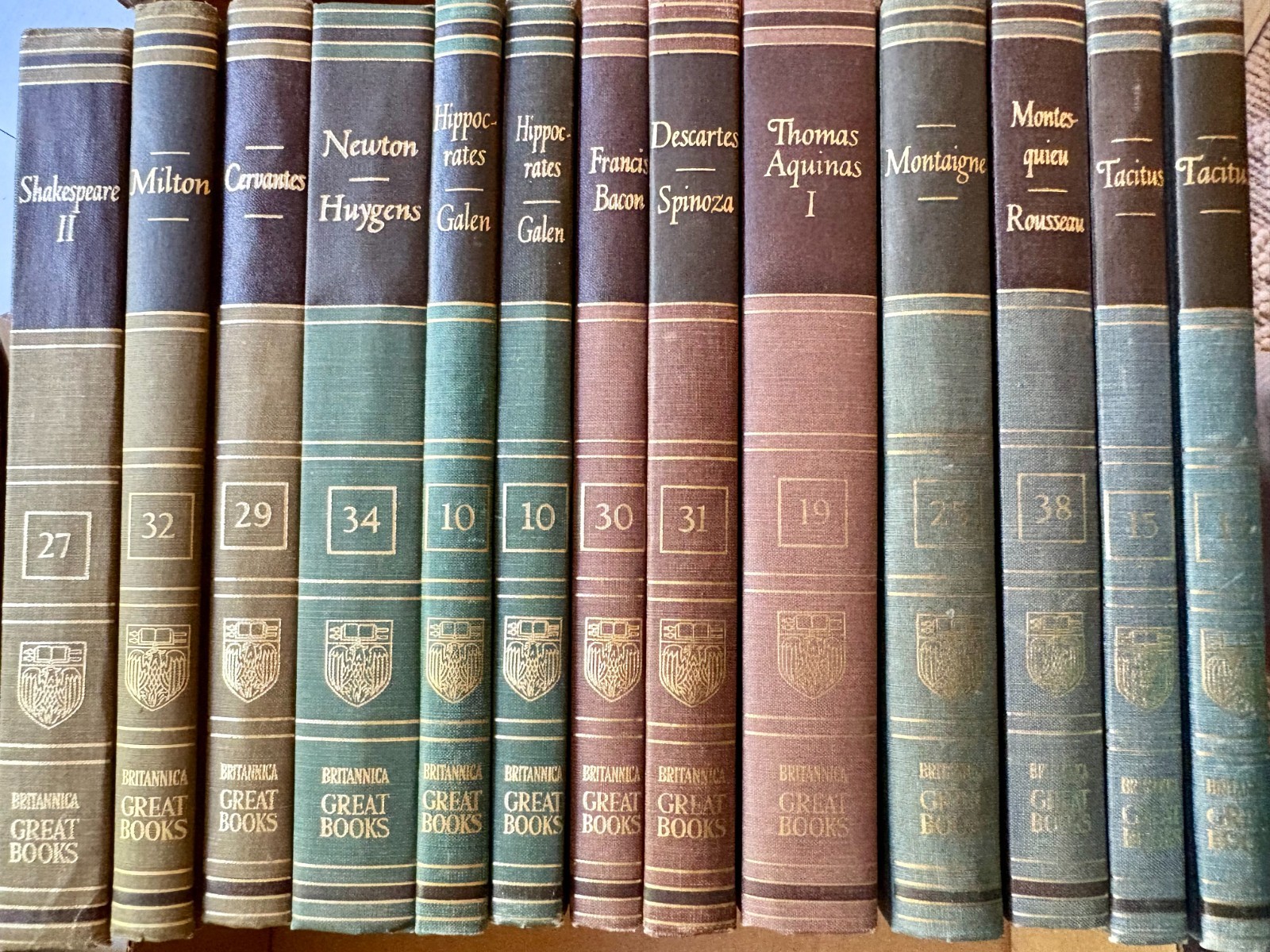 Britannica GREAT BOOKS of Western World Series - Buyer Chooses - Vintage Decor