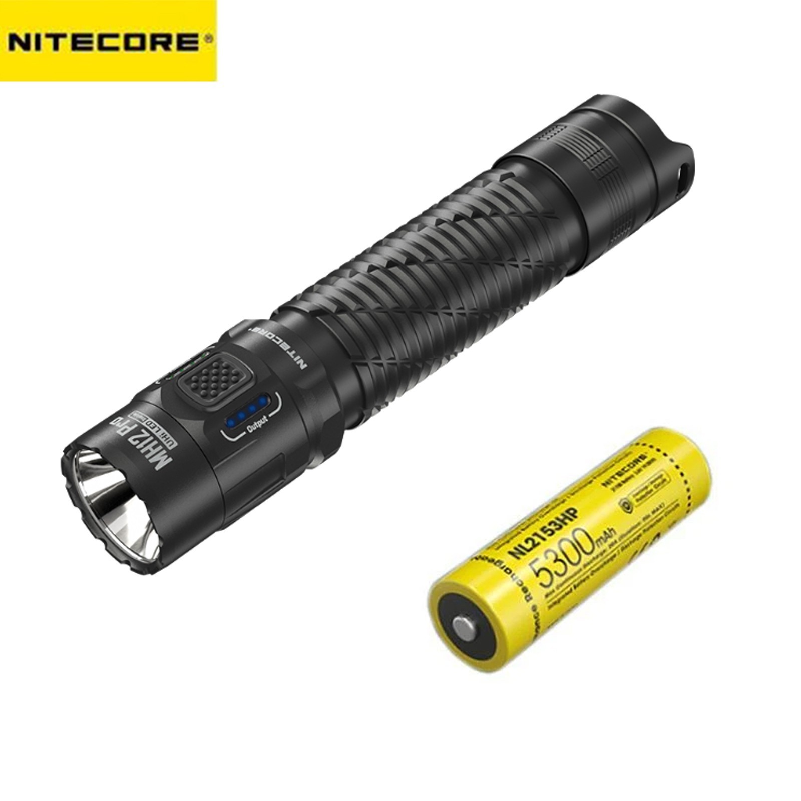 NITECORE MH12 Pro Flashlight 3300LM USB-C Rechargeable Torch W/ NL2153HP Battery