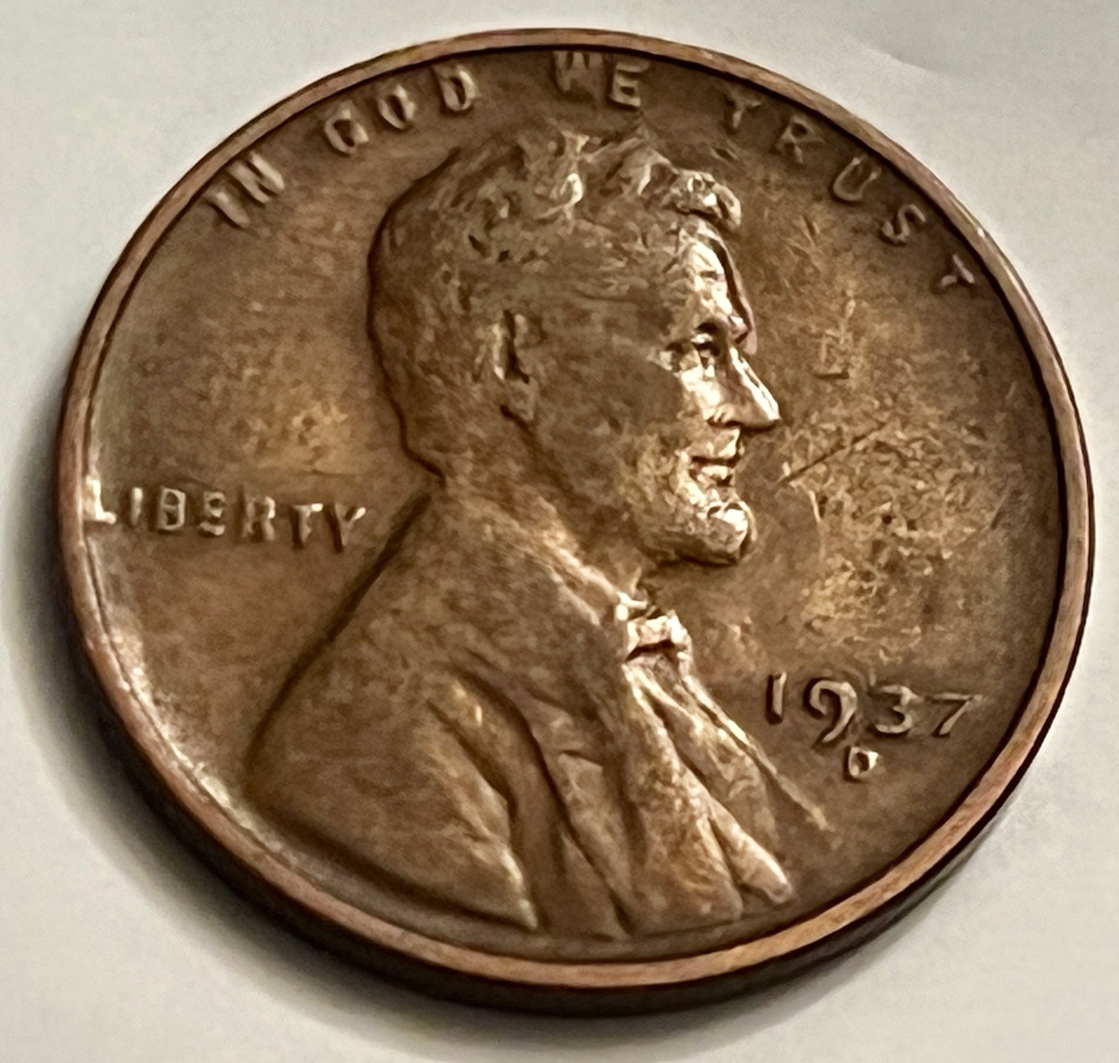 1937-D Lincoln Wheat Cent Denver Mint Pre-WWII Nice Detail BN1679