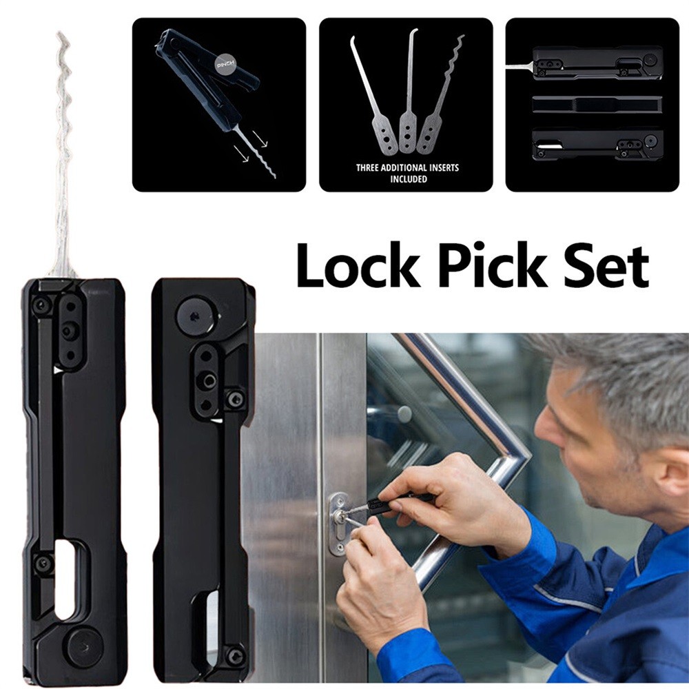 Portable Key Picking Tools Kit Professional Key Remover Tools Set for Beginner