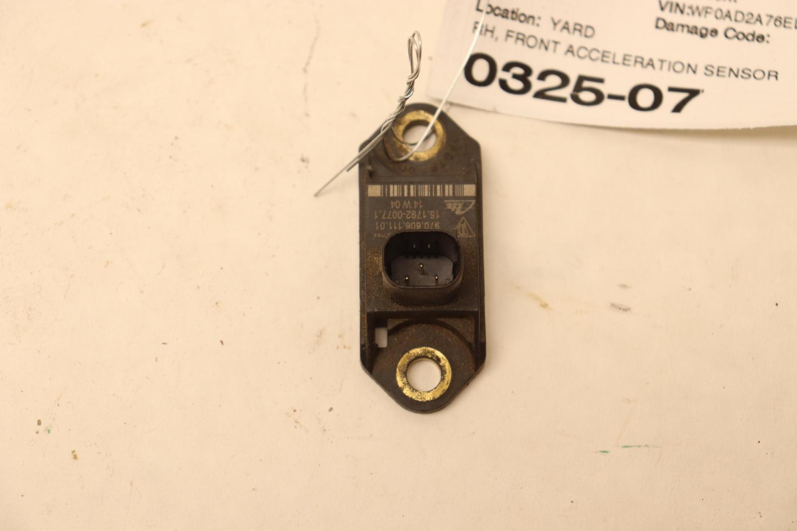 2010-2016 PORSCHE PANAMERA FRONT RIGHT ACCELERATION SPEED SENSOR MODULE OEM