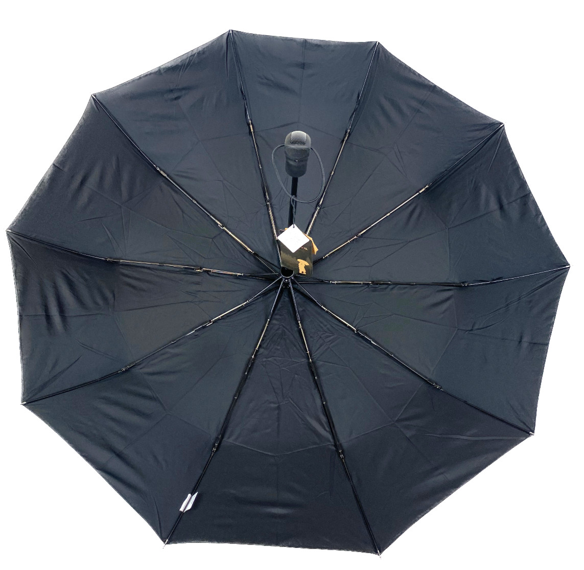 Men's Compact Auto Open Auto Close Umbrella Textured Handle