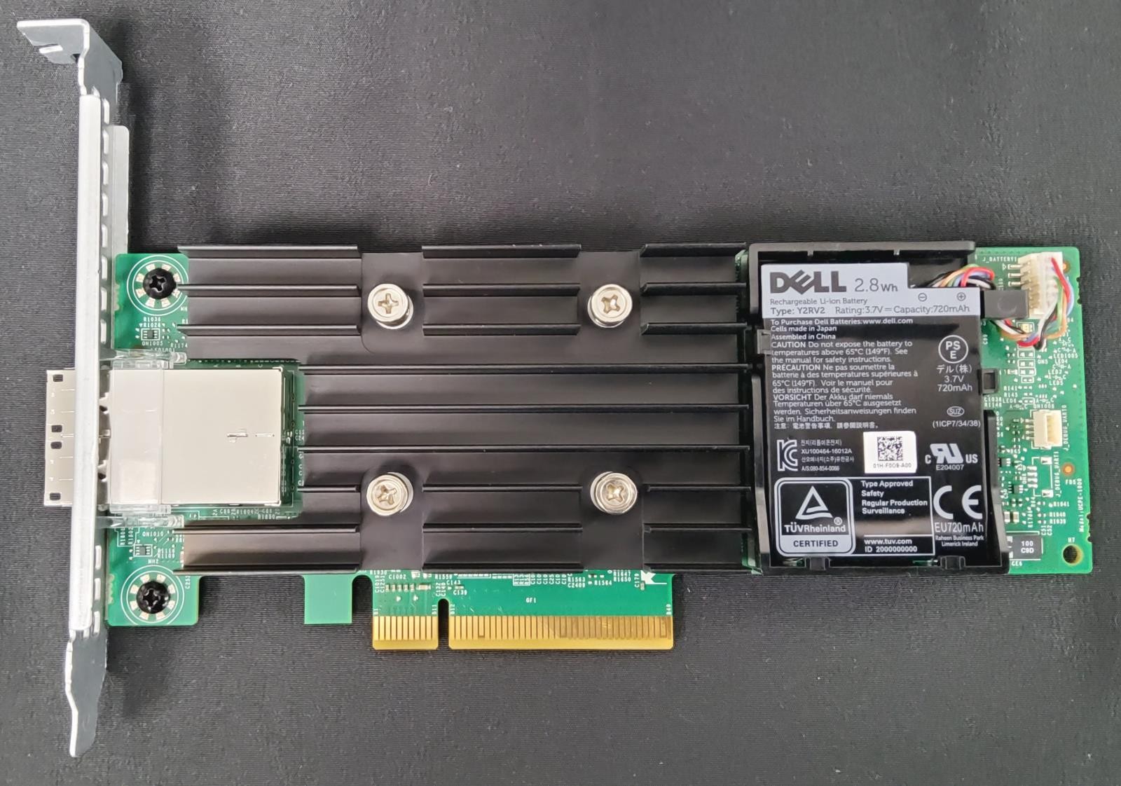 Dell W59R3 PERC H840 12Gb/s SAS RAID Controller w/ NWJ48 BBU High Profile